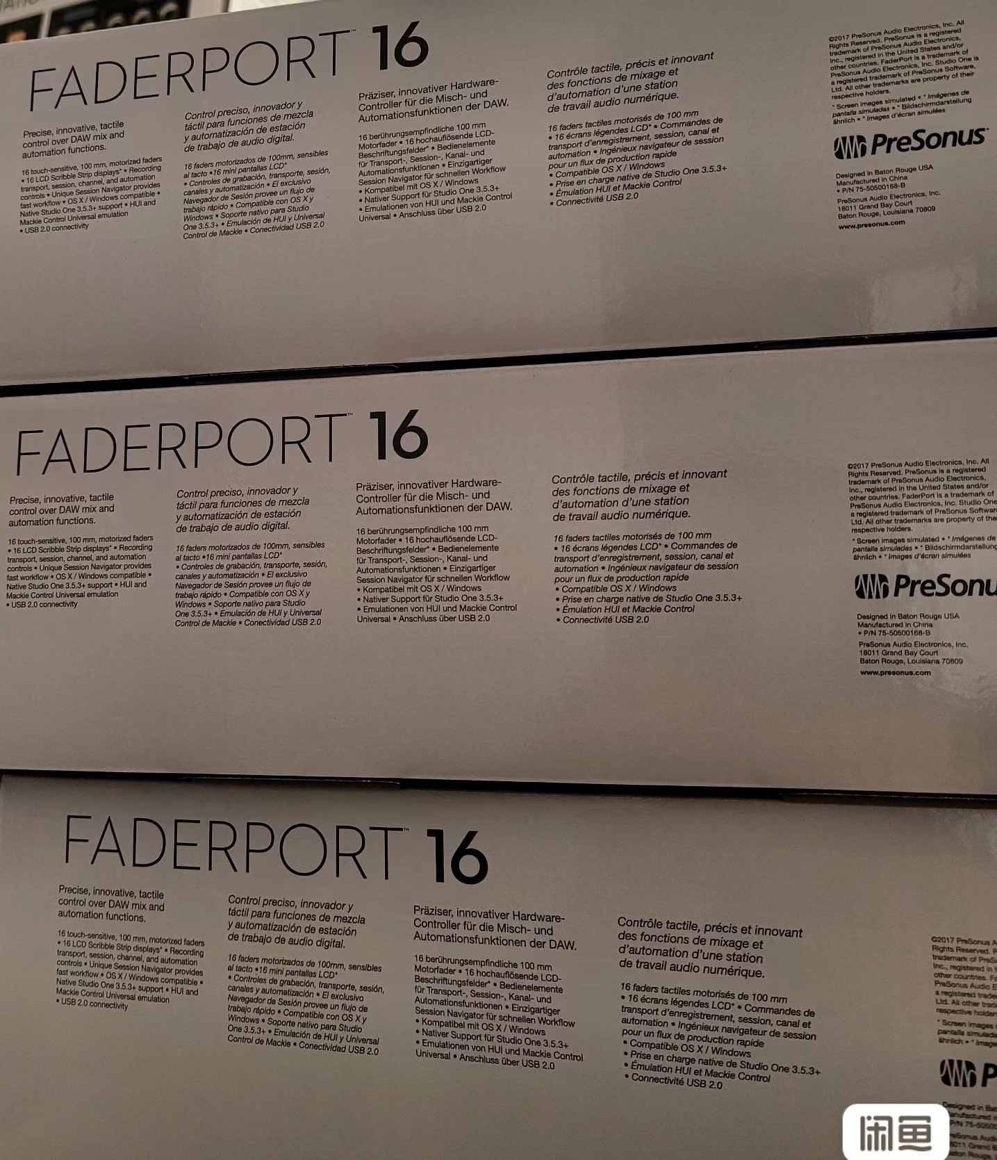 PreSonus FaderPort 8/16 V2混音控制调音台MIDI控制器电动推子-图0