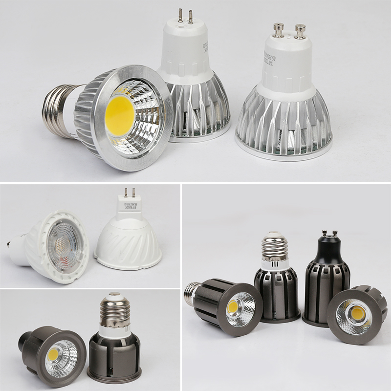 led灯杯220v GU5.3 GU10插脚MR16射灯 灯泡E27螺口3W 5W7W10W光源 - 图0