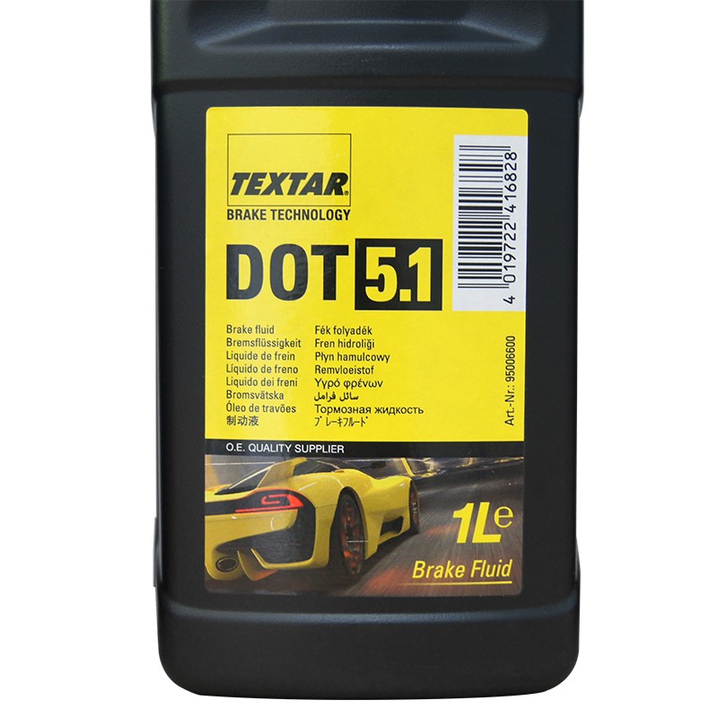 泰明顿Textar英国进口全合成刹车油 DOT5.1高端专用制动液1L装-图2