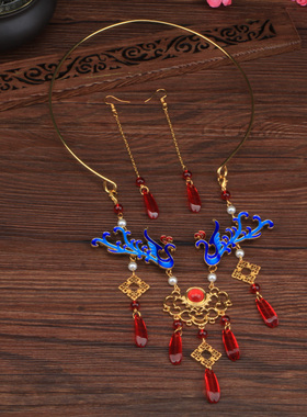 逸彩唐项链璎珞古装汉元素步摇