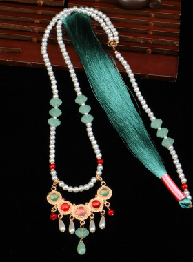 古风超长流苏明制汉服马面裙配饰