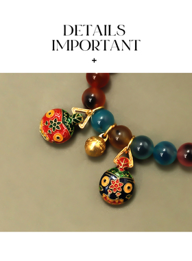 AMNN 糖心玛瑙吞金兽手链女2026马年十全十美大圆满琉璃半塘手串