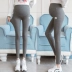 Mùa thu 2019 quần áo bà bầu mới mặc quần tây thời trang Hàn Quốc quần skinny mỏng chân váy legging thủy triều - Phụ nữ mang thai quần / quần bụng