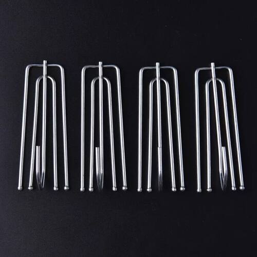 窗帘钩子四爪钩窗帘辅料配件不锈钢挂环钩子窗帘挂钩钩子布带布钩 - 图2