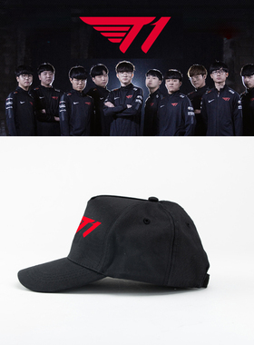 SKTelecom T1战队周边faker同款队服鸭舌棒球帽粉丝应援印花男女