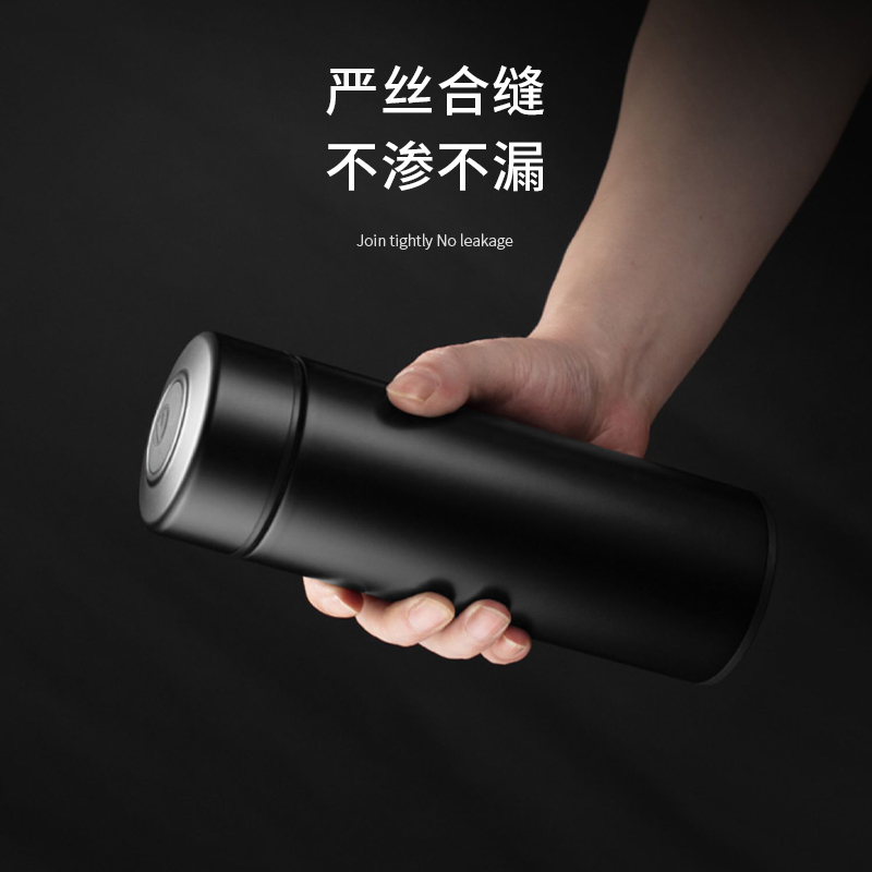 Vanow陶瓷内胆保温杯男便携茶水分离高档养生泡茶杯子女商务定制 - 图0