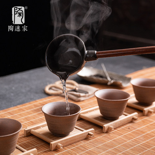 陶迷超大容量煮茶壶电陶炉烧水壶中式茶馆饮茶器带盖养生茶釜大罐 - 图3