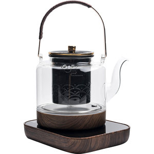 陶迷玻璃煮茶壶耐高温玻璃烧水壶大容量养生壶家用电陶炉煮茶器