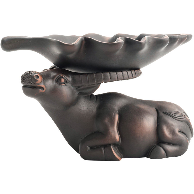 陶迷紫陶茶漏套装家用手工紫砂卧牛茶宠陶瓷茶具茶滤茶叶过滤器,淘宝优惠券,粉丝福利购,淘宝优惠卷