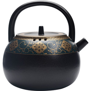 陶迷耐高温提梁煮茶壶套装陶瓷电陶炉家用大容量烧水壶养生壶茶器