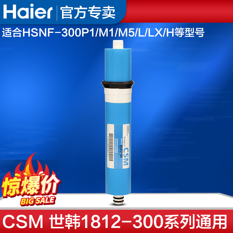 海尔Haier施特劳斯净水器滤芯HSNF-300M1/M5/P1H/L/M/HL/HLJ-图0