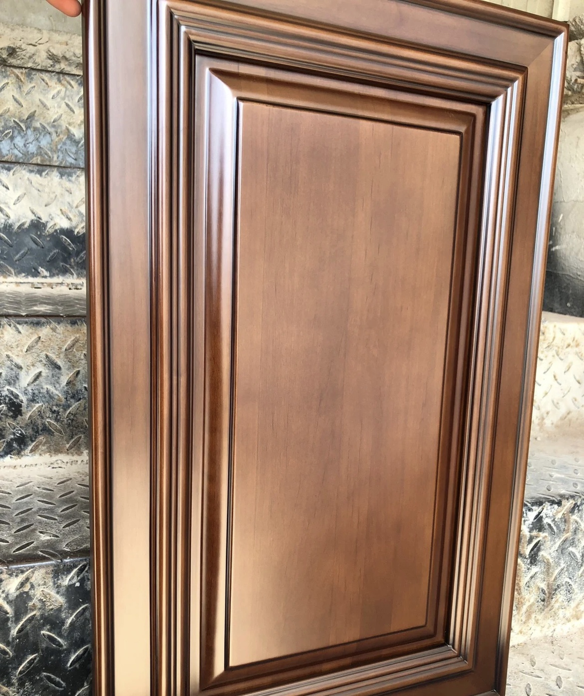 橡木衣柜柜门定制定做原木门实木门板厨房橱柜门环保实木烤漆柜门 - 图3