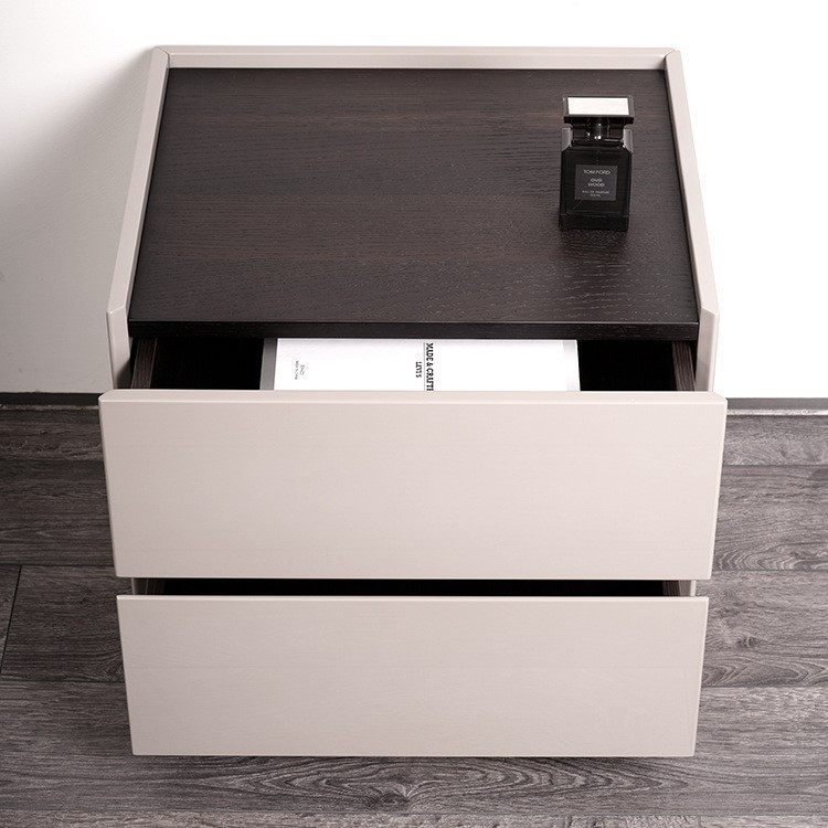 意式极简钢琴烤漆床头柜现代简约主卧烟熏床边柜收纳储物轻奢卧室,淘宝优惠券,粉丝福利购,淘宝优惠卷