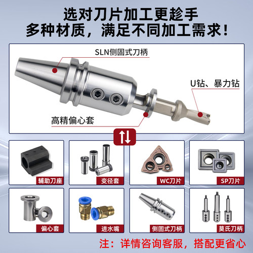 数控刀片u钻刀片暴力钻 wcmt专用刀头钢件不锈钢桃型快速钻刀粒 - 图3
