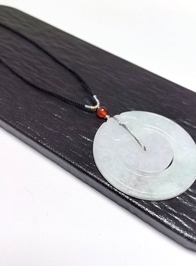 D1513# 天然A货翡翠子母平安扣大版吊坠