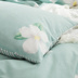 Bộ đồ giường bằng vải cotton màu đỏ bốn bộ bộ đồ ngủ ký túc xá cho người 3 bộ ba tấm chăn - Bộ đồ giường bốn mảnh bộ ga giường everon Bộ đồ giường bốn mảnh