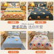 Milk velvet cartoon bed sheet three-piece set