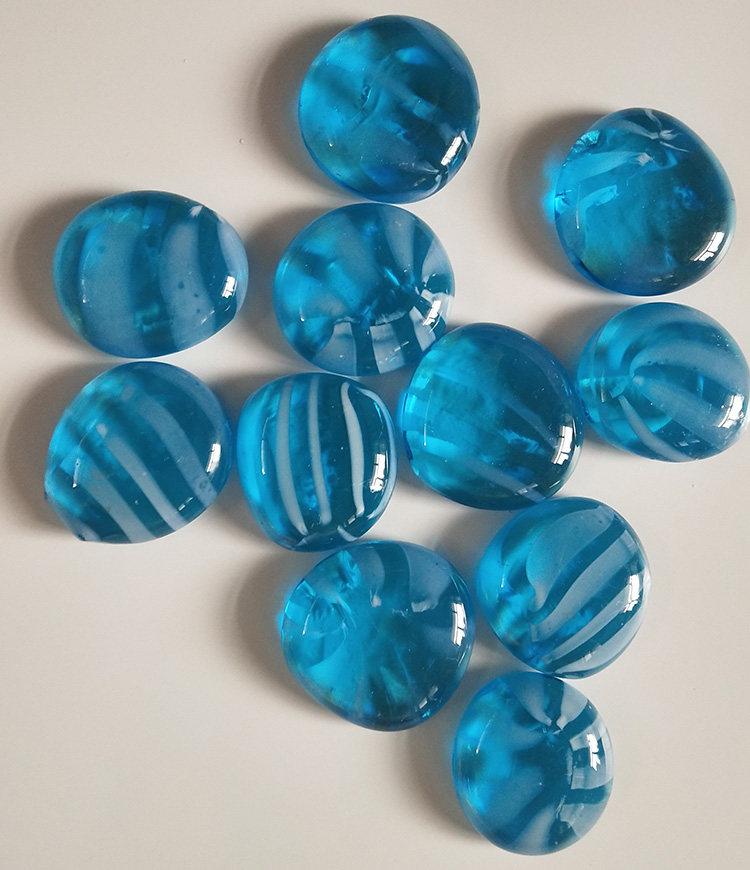 六一礼品彩色玻璃珠散珠七彩玻璃石鹅卵石头鱼缸造景装饰水晶弹珠,淘宝优惠券,粉丝福利购,淘宝优惠卷