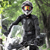 Duhan Motorcycle Protective Clothing Cross Country Pull Anti-Fall Armour Breathable Anti-Piercing Gold Kana Rider Equipped Summer