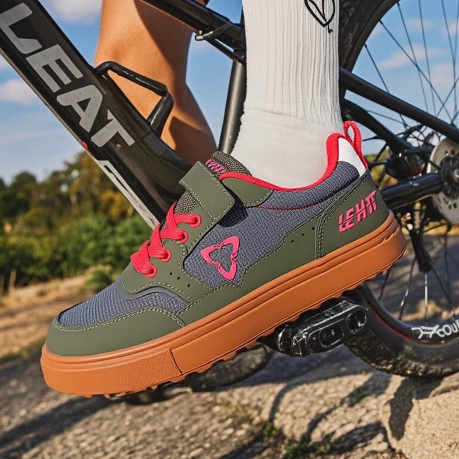 lehtt运动休闲骑行鞋男板鞋山地车越野速降平踏专业自行车无锁鞋,淘宝优惠券,粉丝福利购,淘宝优惠卷