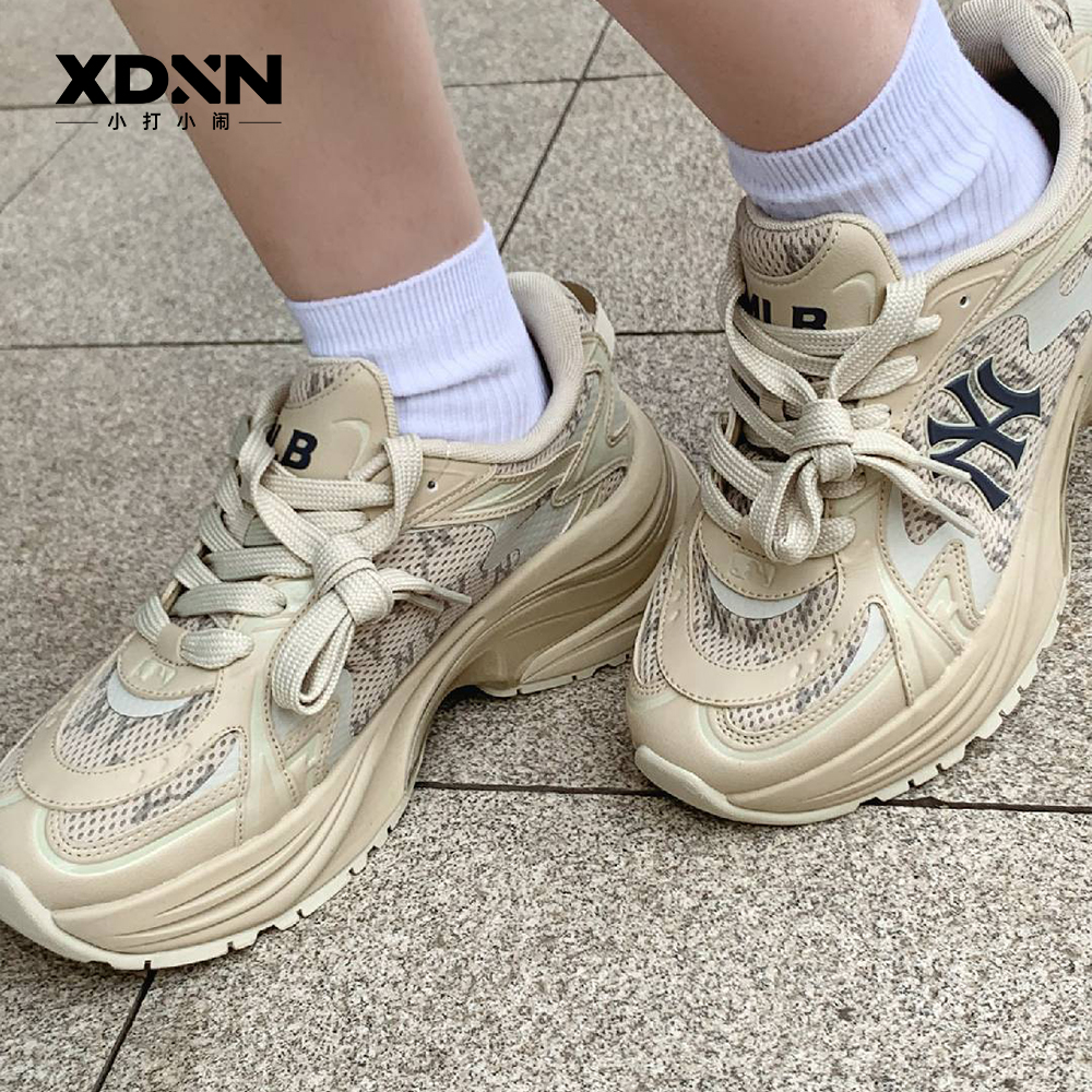 MLB 正品秋季男女休闲百搭跑步鞋男老爹鞋增高女流浪鞋RNSPL - 图3