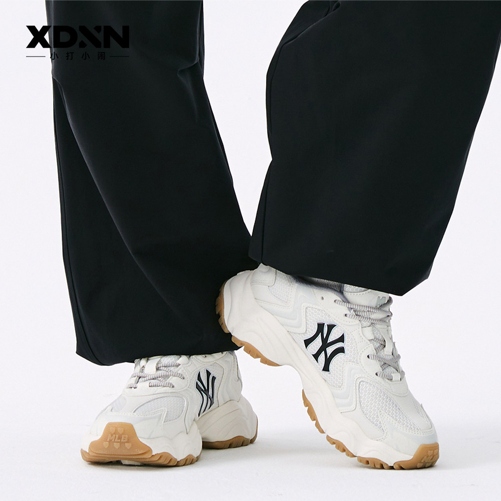 MLB官方正品情侣复古波浪潮流厚底男增高鞋女老爹鞋运动鞋SHC05,淘宝优惠券,粉丝福利购,淘宝优惠卷