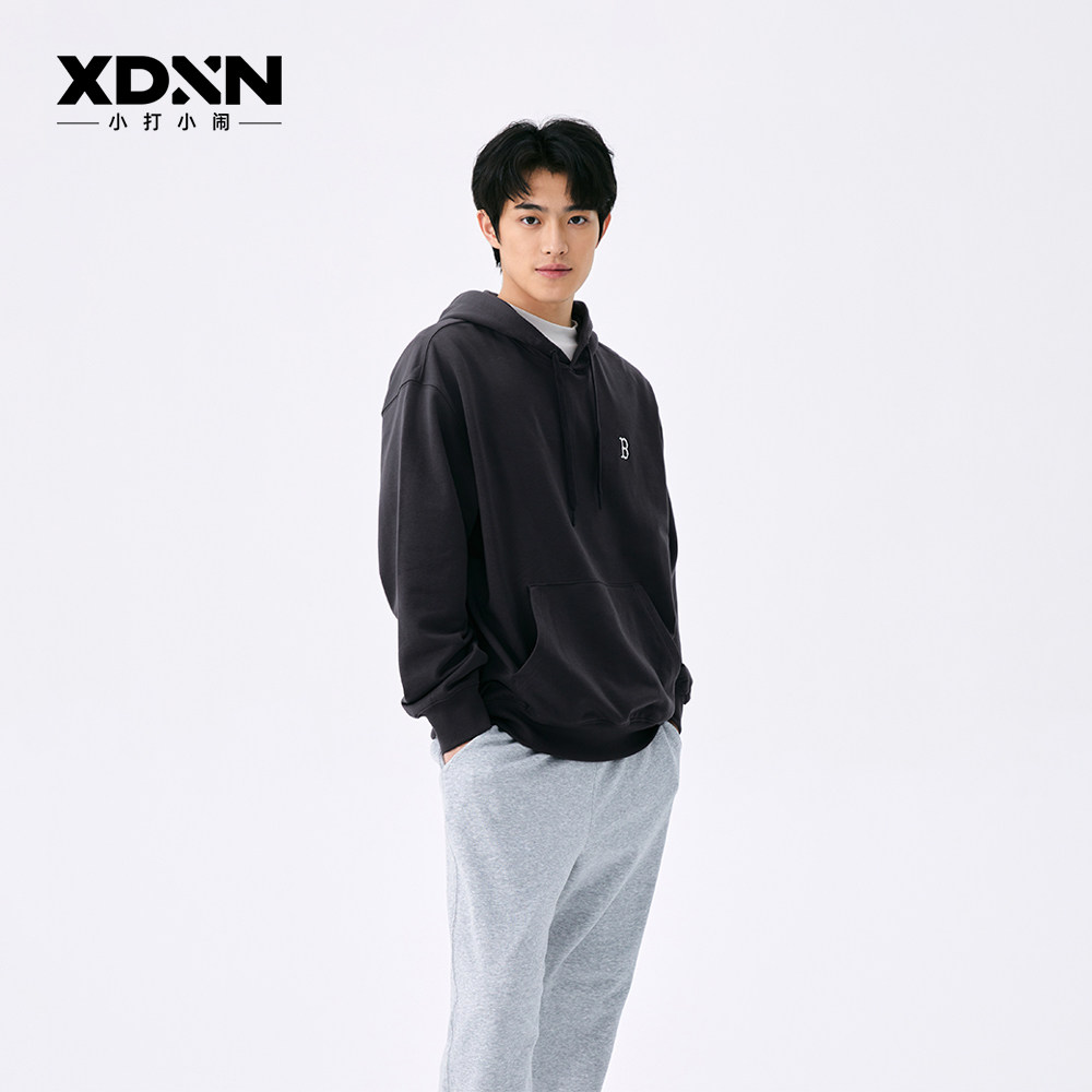 MLB 官方正品春季情侣小logo纯色男连帽上衣女潮流运动卫衣HDB01,淘宝优惠券,粉丝福利购,淘宝优惠卷