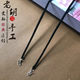 Silver lock lanyard handmade lanyard pendant rope