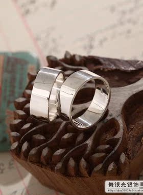 泰国纯银情侣戒指