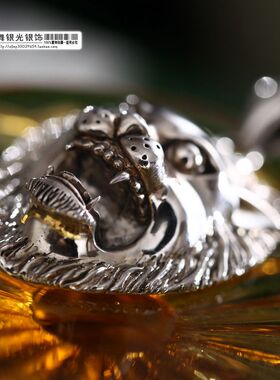 【舞银光◎泰国925银】925银★鬼面 狮面 吊坠/项坠