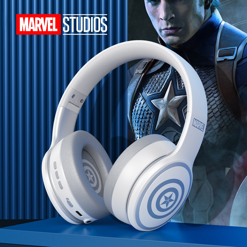 漫威联名款无线蓝牙头戴式苹果华为 声腾数码蓝牙耳机