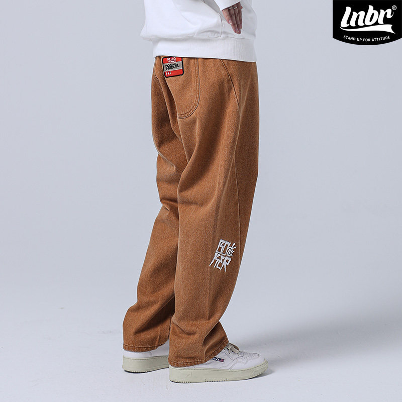 lnbr x shakewell联名款秋冬立体剪裁休闲裤男宽松百搭时尚工装裤,淘宝优惠券,粉丝福利购,淘宝优惠卷
