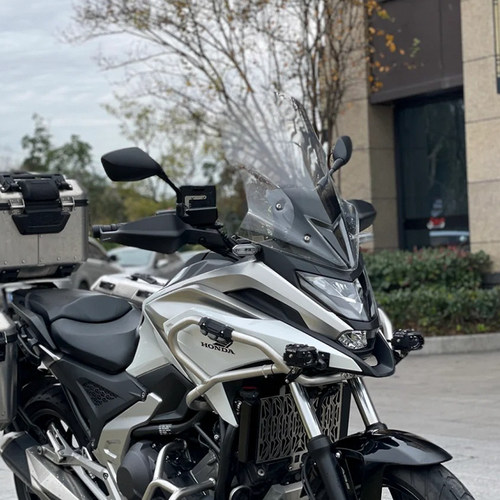 适用本田NC750X改装挡风玻璃NC750X风挡加高前挡风护胸板进口玻璃 - 图1