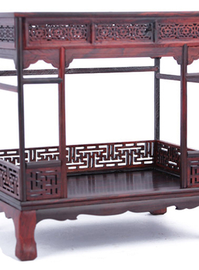 明清古典风微缩家具模型红酸枝