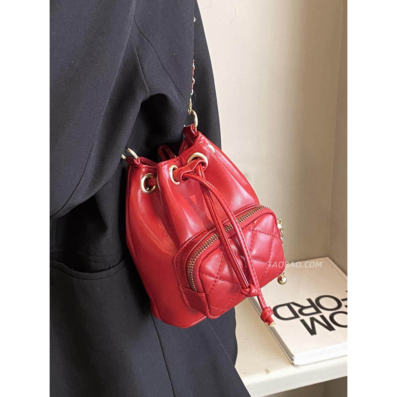 精致超火小包包女2026新款迷你百搭链条斜挎包时尚流行爆款水桶包,淘宝优惠券,粉丝福利购,淘宝优惠卷