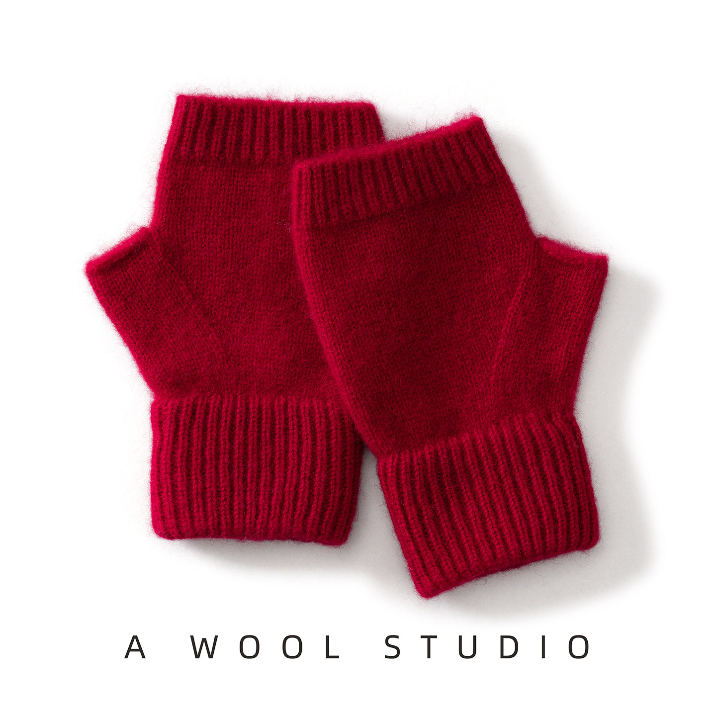 澳洲羊毛半指手套男女保暖露手指头针织毛线学生写字半截漏指冬季,淘宝优惠券,粉丝福利购,淘宝优惠卷