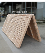Zublai Beech Wood Bed Board Solid Wood Foldable Wood Board Mattress 1 m 8 ribs Skeletal Waist Hard Cushion Thickened hard bed plate