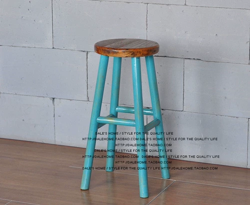 Американский железный бар с твердым деревом, скамейка, высокий стул с высоты