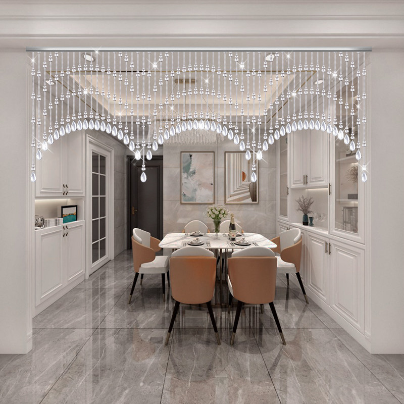 2025新款珠帘门帘全天然真白水晶帘入户门对门隔断帘卫生间挂帘子,淘宝优惠券,粉丝福利购,淘宝优惠卷