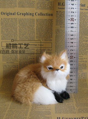 森林动物模型毛绒玩具卡通摆件