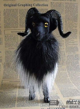 仿真绵羊模型山羊超市十二生肖