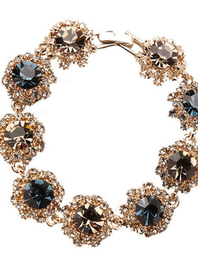 韩国时尚水晶手链女闪钻韩版镶钻甜美简约个性复古潮流手饰装饰品