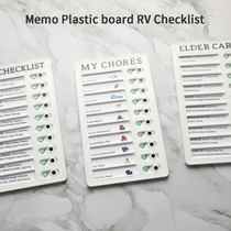 Dailytask Planning Board Portable Plastic Memo Checklist Bo