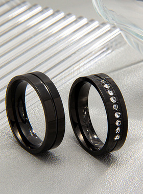 百搭饰品潮流嘻哈对戒简约配饰