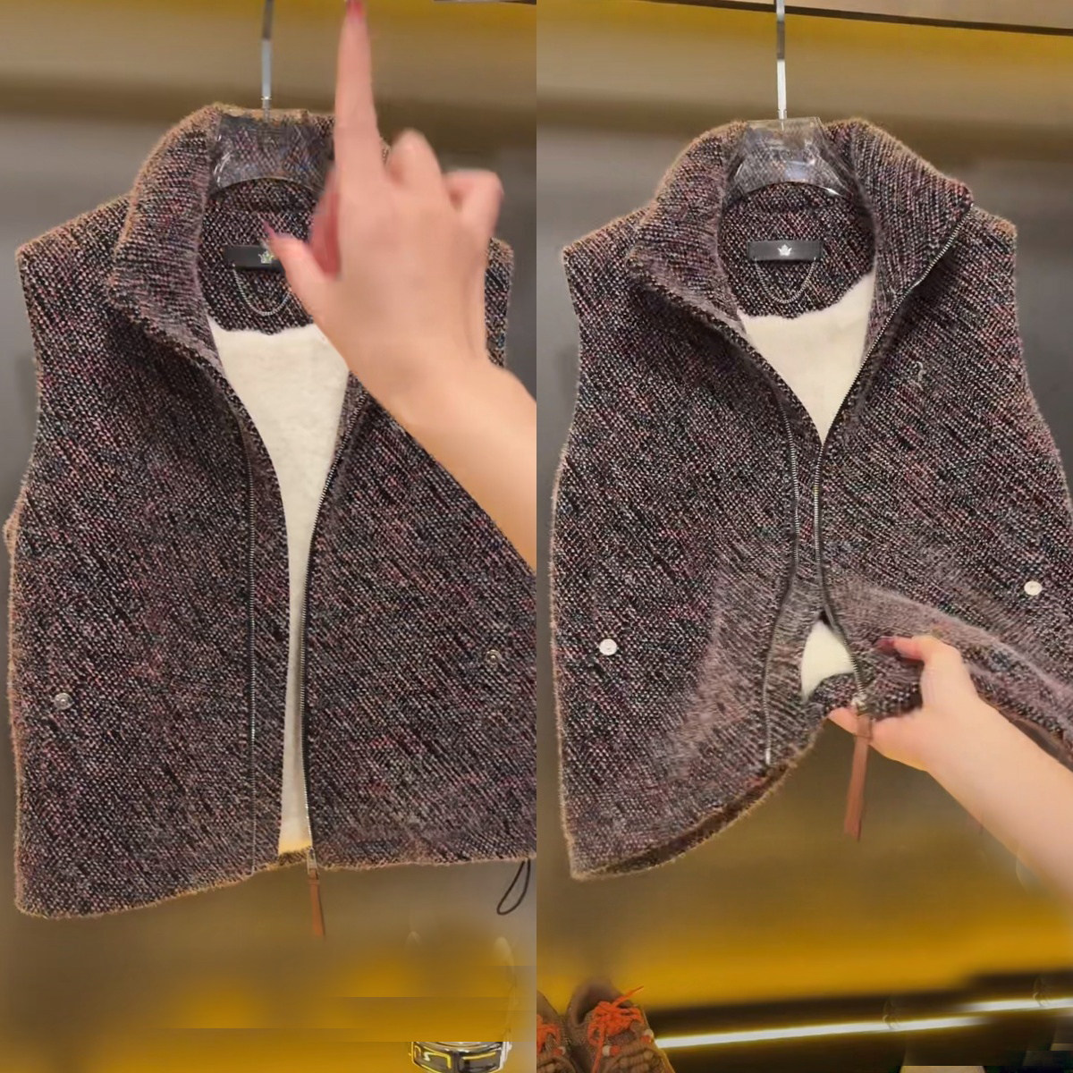 【CCM】MY-28186新款男士马甲高奢百搭潮流加绒马甲,淘宝优惠券,粉丝福利购,淘宝优惠卷