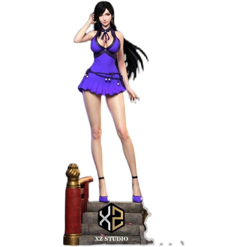 梦想小镇 XZ 年中庆 1/4 蒂法 Tifa Lockhart 紫衣版 - 图1