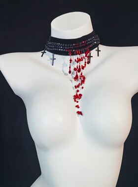 跨境热销项饰饰品 超闪重工镶钻欧美夸张满钻项链项圈女士Choker
