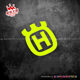 Suitable for Husqvarna Black Arrow White Arrow 401 901 TE250 car body personalized decoration hollow reflective stickers