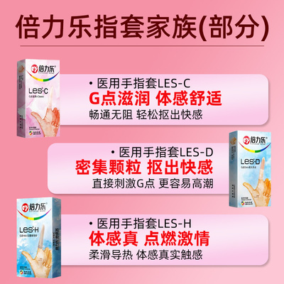 倍力乐les手指套口交避孕套舔阴膜女性专用情趣自慰调情前戏扣扣t