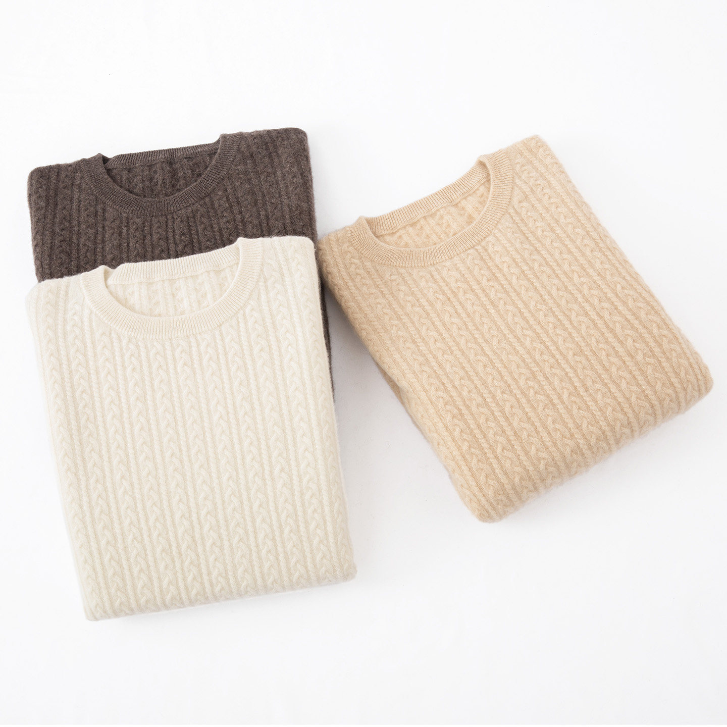 秋冬新款100%山羊绒衫女圆领麻花宽松休闲纯色软糯百搭针织衫毛衣,淘宝优惠券,粉丝福利购,淘宝优惠卷